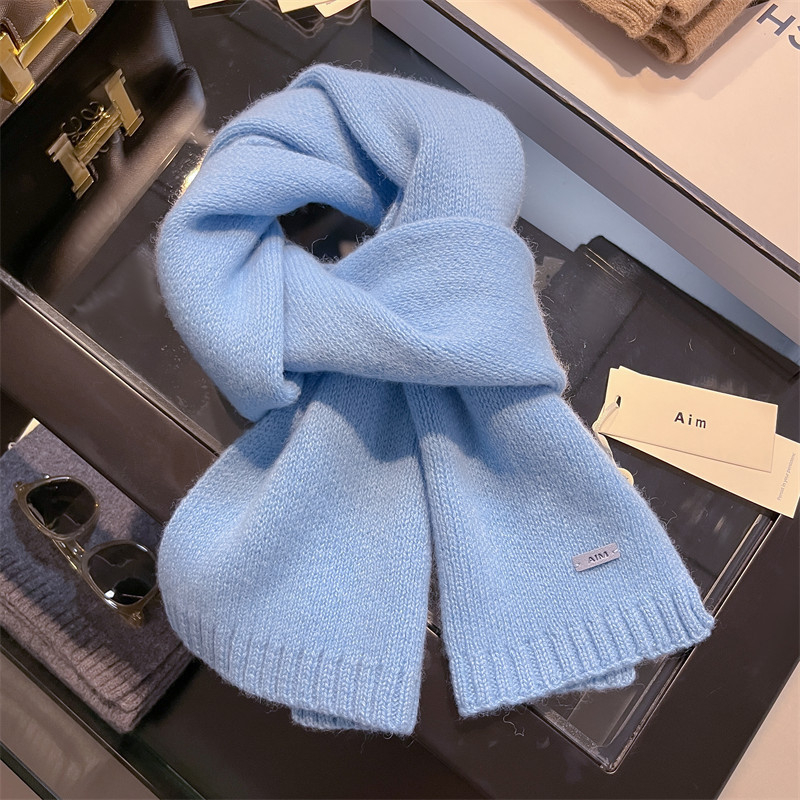 Xunyi Φουλάρι γυναικών από 100% φυσική μαλλί — Warp-knit, χειμερινή ζεστασιά, κομψό αστικό στυλ