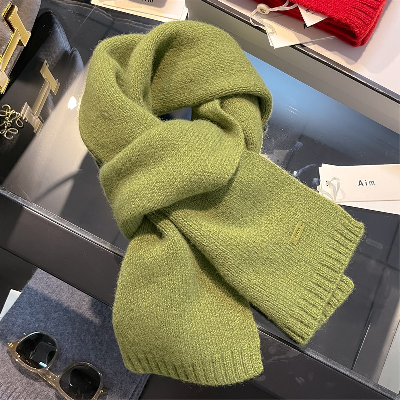 Xunyi Φουλάρι γυναικών από 100% φυσική μαλλί — Warp-knit, χειμερινή ζεστασιά, κομψό αστικό στυλ