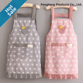 Комплект престилки, без ръкави, водоустойчива канвас материя, свеж стил, солиден модел