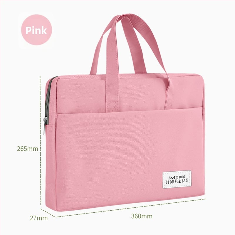 Τσάντα εγγράφων για γυναίκες Geneme, Oxford ύφασμα, Κλείσιμο με φερμουάρ, Σχήμα εξωγήινο