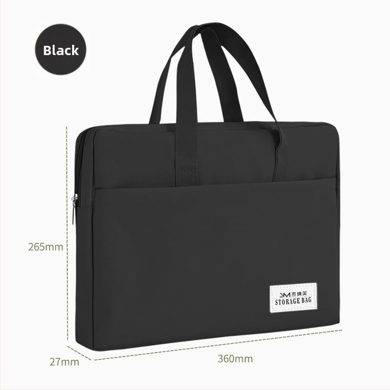 Τσάντα εγγράφων για γυναίκες Geneme, Oxford ύφασμα, Κλείσιμο με φερμουάρ, Σχήμα εξωγήινο