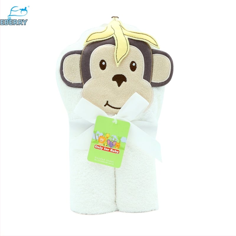 Pătură- prosop de baie pentru bebeluși, 100% bumbac, 350gsm, pentru sugari 1–3 ani, stil Cartoon, personalizare disponibilă