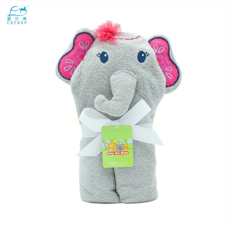 Pătură- prosop de baie pentru bebeluși, 100% bumbac, 350gsm, pentru sugari 1–3 ani, stil Cartoon, personalizare disponibilă