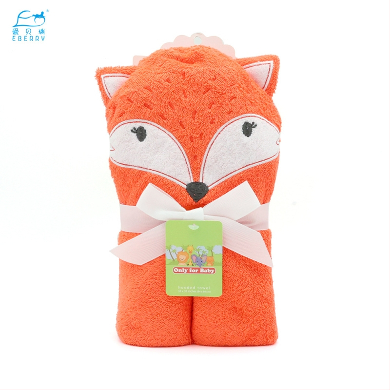 Pătură- prosop de baie pentru bebeluși, 100% bumbac, 350gsm, pentru sugari 1–3 ani, stil Cartoon, personalizare disponibilă