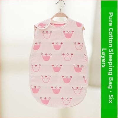 Missy бебешки спален чувал от памучна марля – многослоен, мек и дишащ, пълнеж памук, тегло до 1 кг