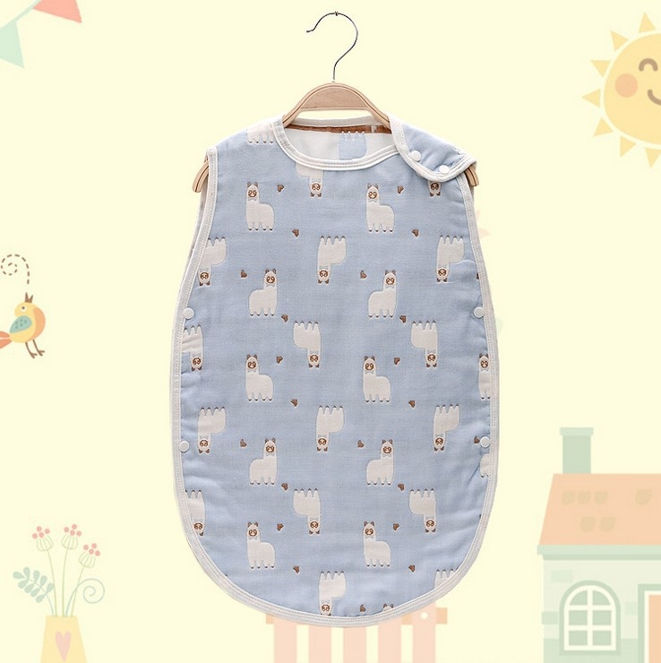 Missy бебешки спален чувал от памучна марля – многослоен, мек и дишащ, пълнеж памук, тегло до 1 кг