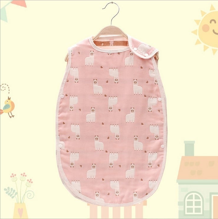 Missy бебешки спален чувал от памучна марля – многослоен, мек и дишащ, пълнеж памук, тегло до 1 кг