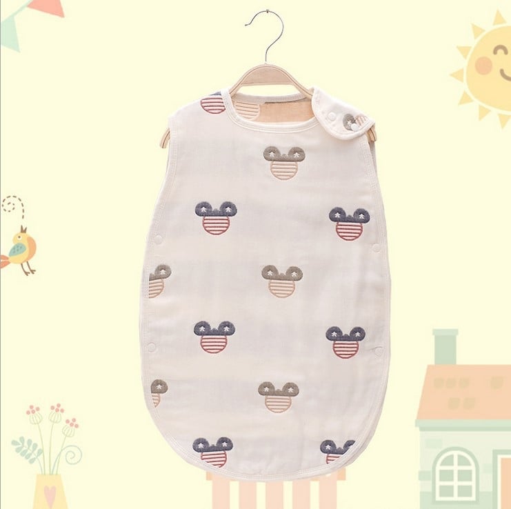 Missy бебешки спален чувал от памучна марля – многослоен, мек и дишащ, пълнеж памук, тегло до 1 кг