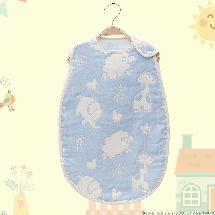 Missy бебешки спален чувал от памучна марля – многослоен, мек и дишащ, пълнеж памук, тегло до 1 кг