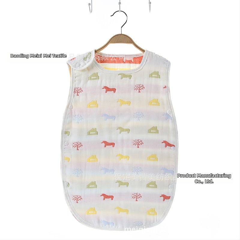 Missy бебешки спален чувал от памучна марля – многослоен, мек и дишащ, пълнеж памук, тегло до 1 кг