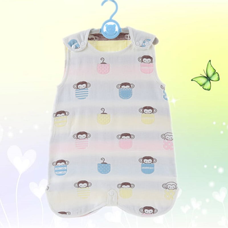 Missy бебешки спален чувал от памучна марля – многослоен, мек и дишащ, пълнеж памук, тегло до 1 кг