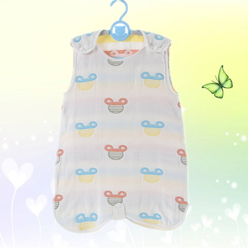 Missy бебешки спален чувал от памучна марля – многослоен, мек и дишащ, пълнеж памук, тегло до 1 кг