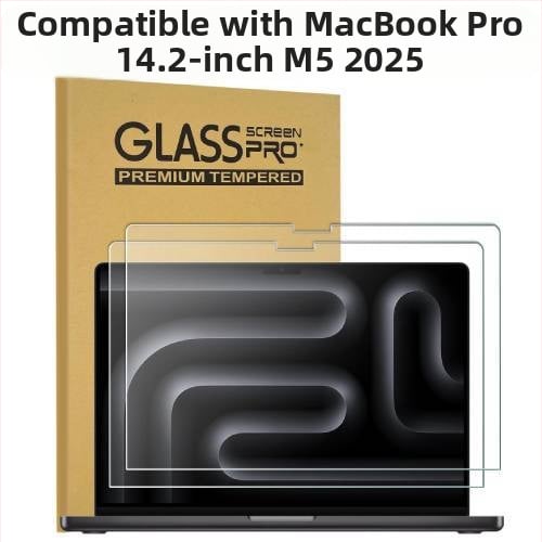 Protecție ecran temperată pentru MacBook Pro/Air — prelucrare mecanică, proces OEM, greutate ~50 g