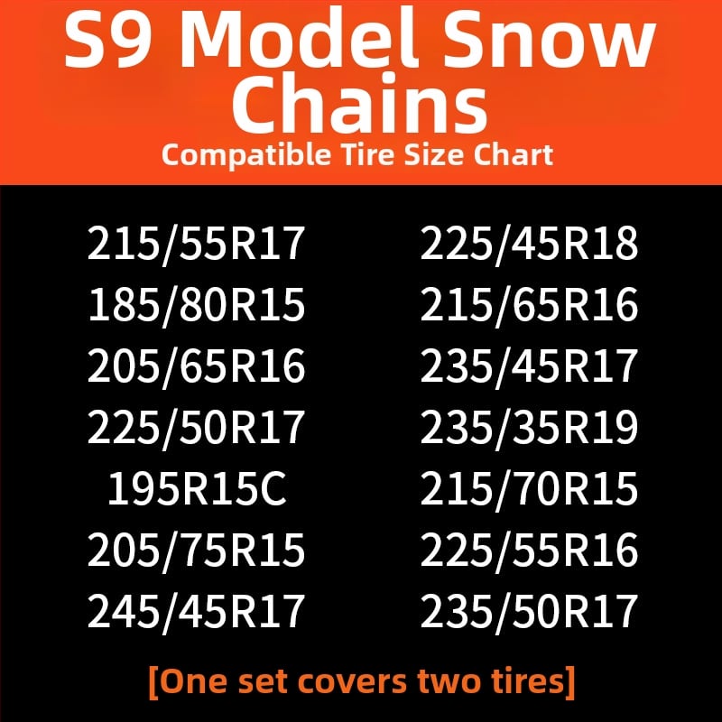 Lanțuri de zăpadă pentru anvelope auto, bază din cauciuc cu ținte din oțel, design lat și întărit, potrivite pentru sedan, van și vehicule off-road