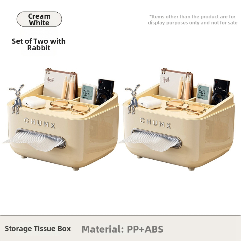 Stolová dóza na servítky s úložným priestorom pre diaľkový ovládač, hladké vysúvanie, plastová konštrukcia, model CD2390, multifunkčná