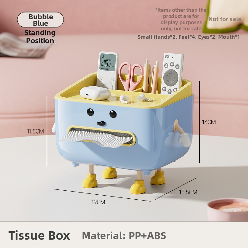 Stolová dóza na servítky s úložným priestorom pre diaľkový ovládač, hladké vysúvanie, plastová konštrukcia, model CD2390, multifunkčná