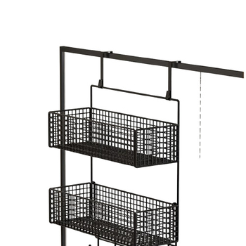 Raft de baie pentru depozitare – montaj fără găuri, din fier, 1 etaj, stil modern minimalist, model 0319160300