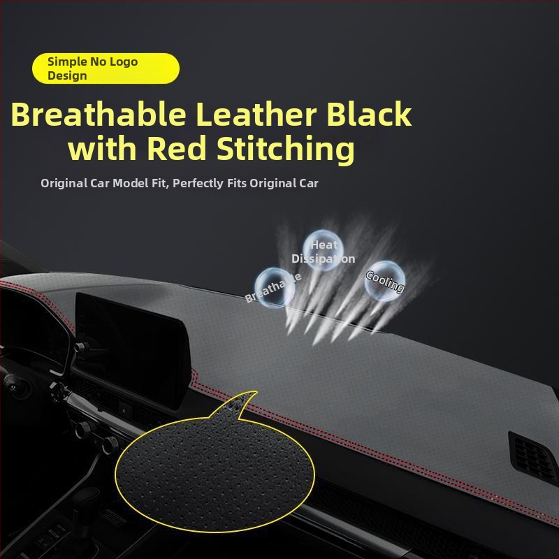 Μάτ κεντρικού πίνακα οργάνων για το 2024 Honda Haoying — γεωμετρικό σχέδιο, τυπωμένο λογότυπο, θερμομονωτική σκίαση