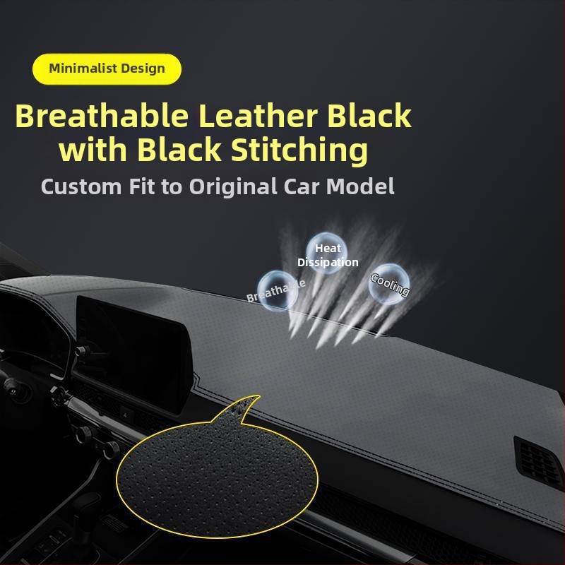 Μάτ κεντρικού πίνακα οργάνων για το 2024 Honda Haoying — γεωμετρικό σχέδιο, τυπωμένο λογότυπο, θερμομονωτική σκίαση