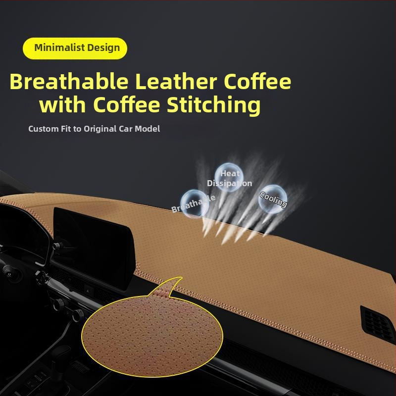 Μάτ κεντρικού πίνακα οργάνων για το 2024 Honda Haoying — γεωμετρικό σχέδιο, τυπωμένο λογότυπο, θερμομονωτική σκίαση