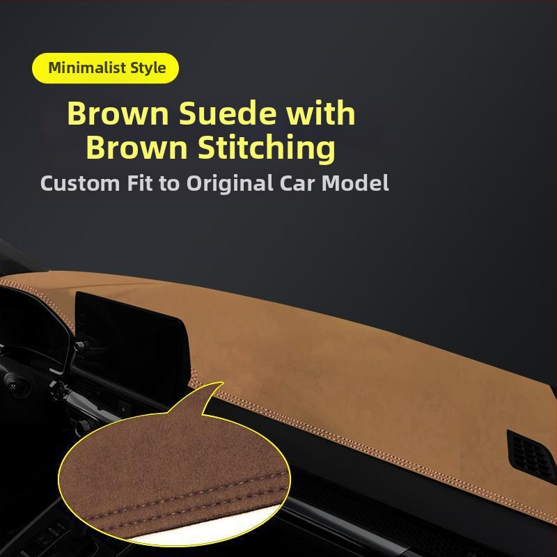 Μάτ κεντρικού πίνακα οργάνων για το 2024 Honda Haoying — γεωμετρικό σχέδιο, τυπωμένο λογότυπο, θερμομονωτική σκίαση