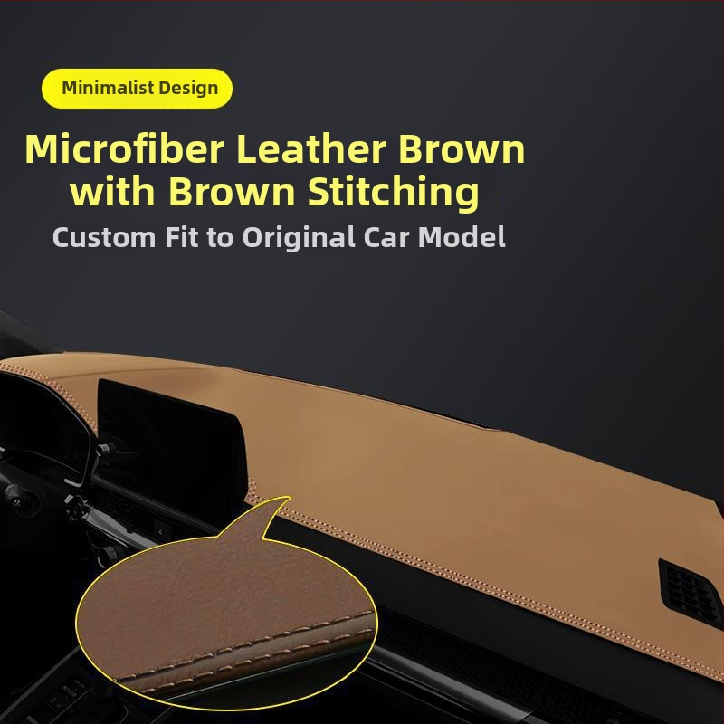 Μάτ κεντρικού πίνακα οργάνων για το 2024 Honda Haoying — γεωμετρικό σχέδιο, τυπωμένο λογότυπο, θερμομονωτική σκίαση