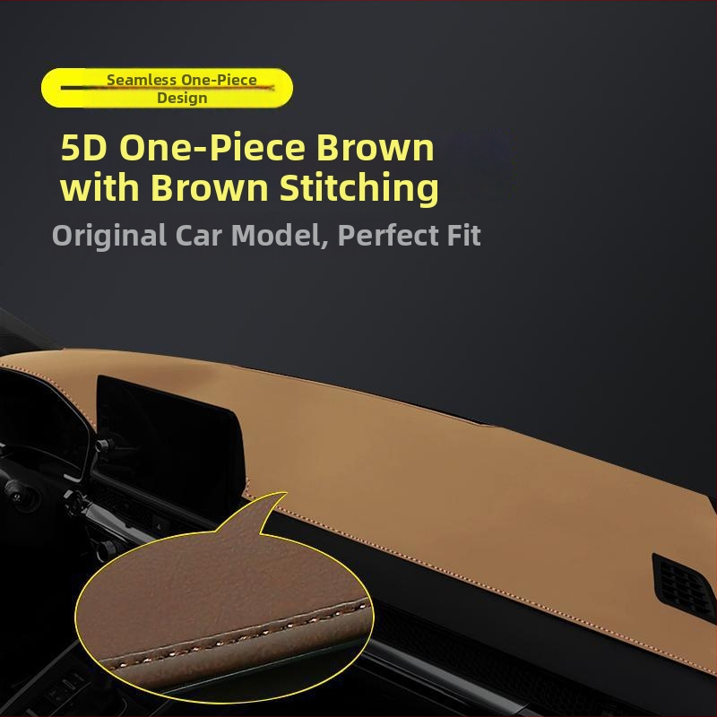 Μάτ κεντρικού πίνακα οργάνων για το 2024 Honda Haoying — γεωμετρικό σχέδιο, τυπωμένο λογότυπο, θερμομονωτική σκίαση