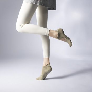Женски чорапи за пет пръста за пилатес и йога, памук, неслизащи, антибактериални, попиване на пот, дезодориращи, против триене, лято