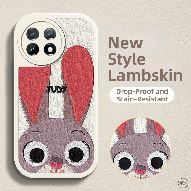 Carcasă de protecție pentru OnePlus – design desen animat, anti-cădere, piele artificială, finisaj vopsit, personalizabilă