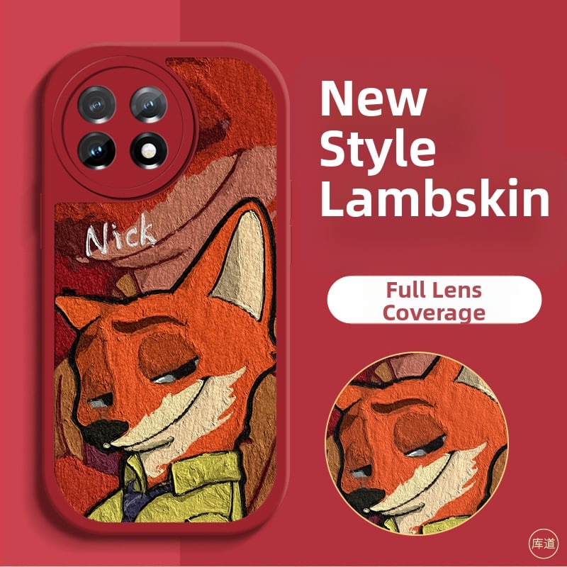 Carcasă de protecție pentru OnePlus – design desen animat, anti-cădere, piele artificială, finisaj vopsit, personalizabilă