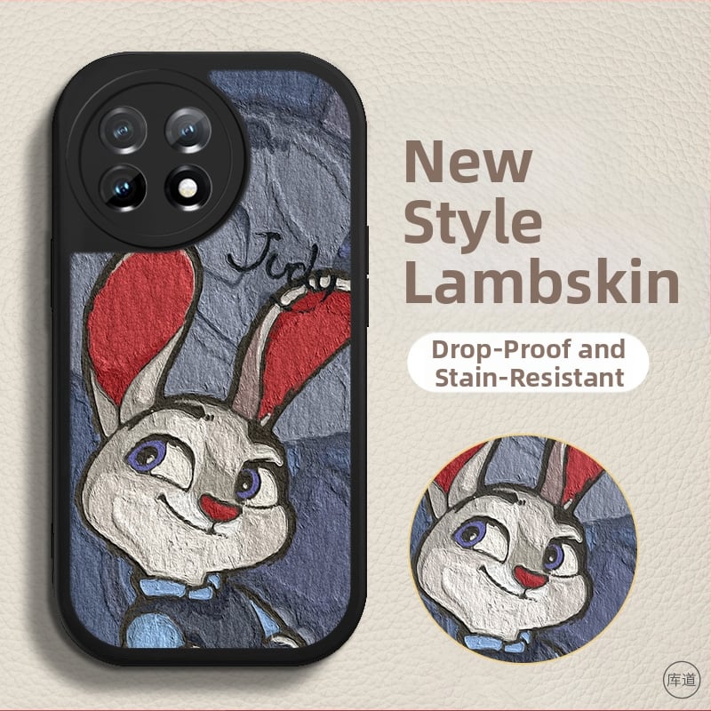 Carcasă de protecție pentru OnePlus – design desen animat, anti-cădere, piele artificială, finisaj vopsit, personalizabilă