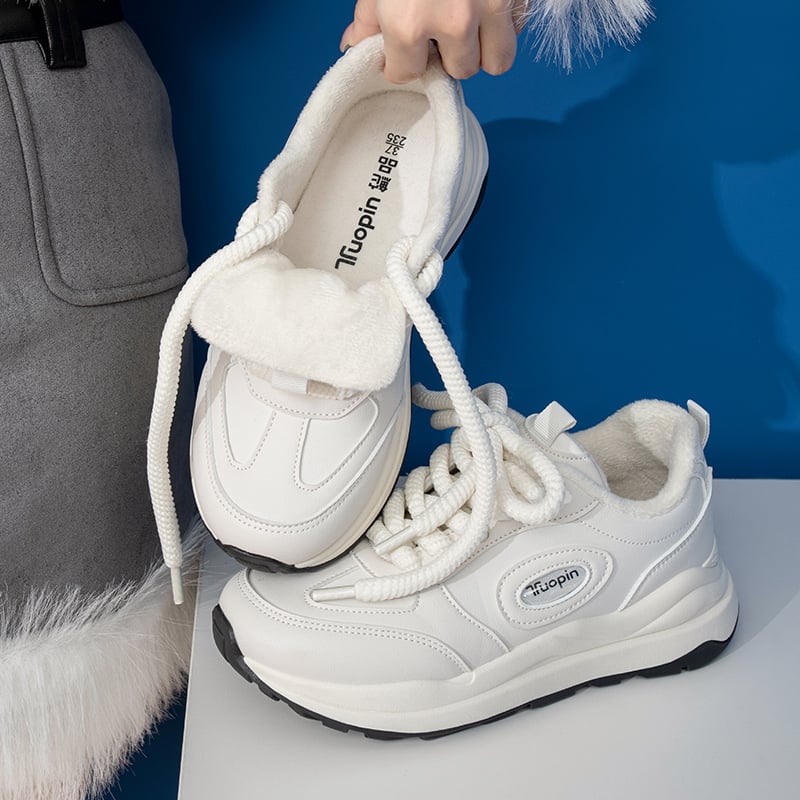 Γυναικείες αθλητικές παπούτσια με ύφασμα, κορδόνια, σόλα PVC, χαμηλό ύψος, αντι-οσμή