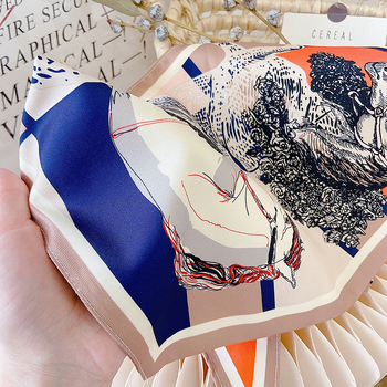 Γυναικείο καλοκαιρινό εξωτερικό γιλέκο από Ice Silk με γκραφίτι εκτύπωση, λεπτό πλέξιμο, δέσιμο φουλάρι και ψεύτικος γιακά, διακοσμητικό σάλι