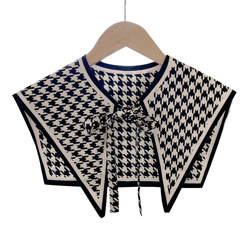 Γυναικείο καλοκαιρινό εξωτερικό γιλέκο από Ice Silk με γκραφίτι εκτύπωση, λεπτό πλέξιμο, δέσιμο φουλάρι και ψεύτικος γιακά, διακοσμητικό σάλι