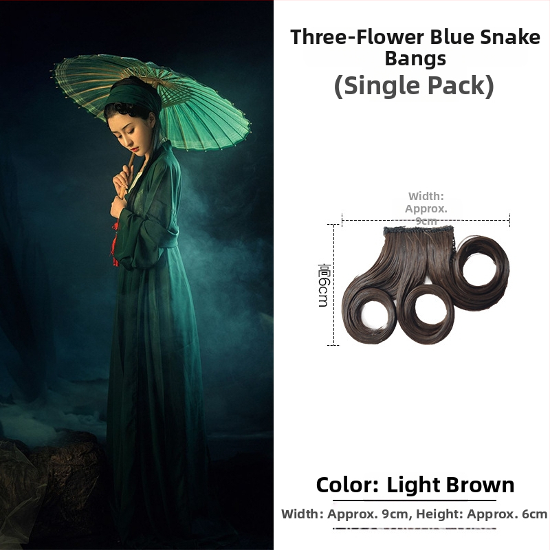 Перука с коси ресни, ръчно плетена, подходяща за всички форми лица