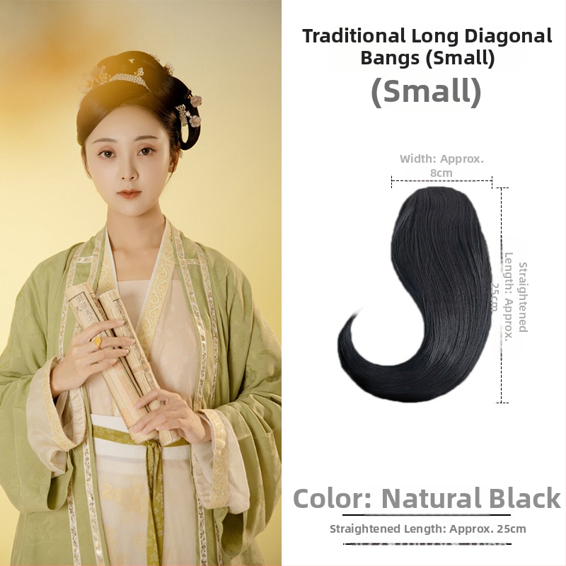 Перука с коси ресни, ръчно плетена, подходяща за всички форми лица