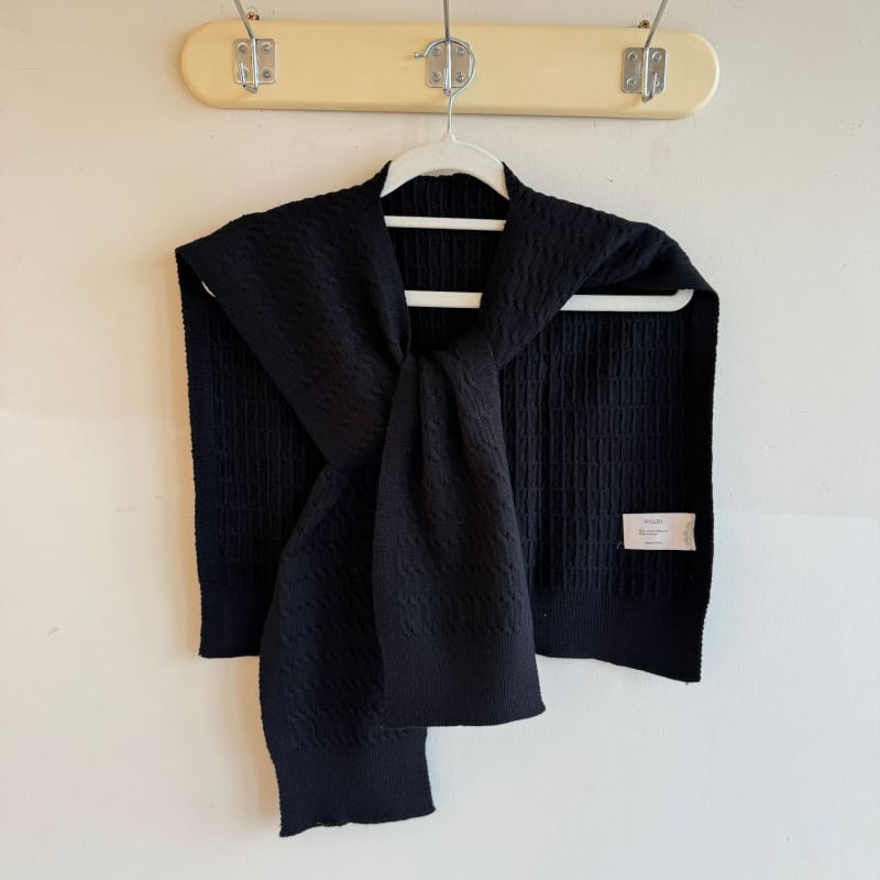 Πλεκτό σάλι με ψεύτικο γιακά για γυναίκες, warp πλέξη, για όλες τις εποχές, tie-dye βαφή, διακοσμητικό αξεσουάρ