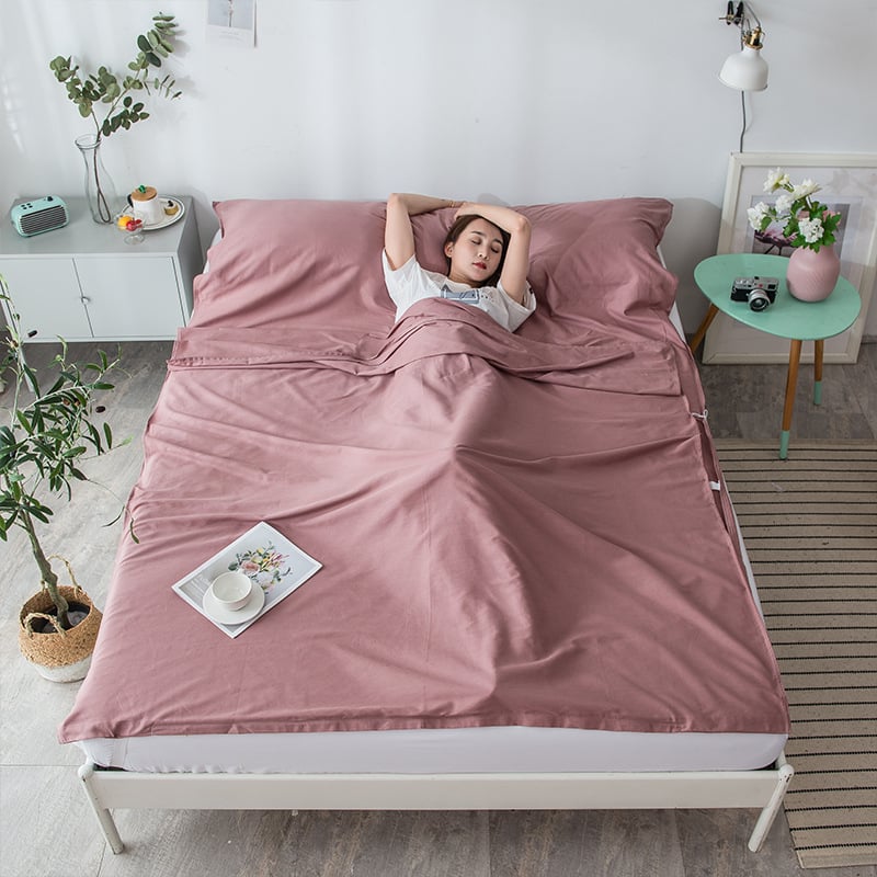 Японски стил: спален чувал и квилт от чист памук, състав: 100% памук, пълнеж: друг