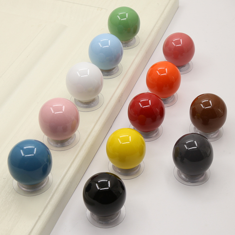 Χωρίς διάτρηση: χειρολαβή ντουλαπιού/συρταριού από κεραμικό και χαλκό, μοντέρνος μινιμαλισμός, γλασαρισμένη επιφάνεια