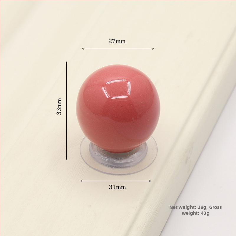 Χωρίς διάτρηση: χειρολαβή ντουλαπιού/συρταριού από κεραμικό και χαλκό, μοντέρνος μινιμαλισμός, γλασαρισμένη επιφάνεια