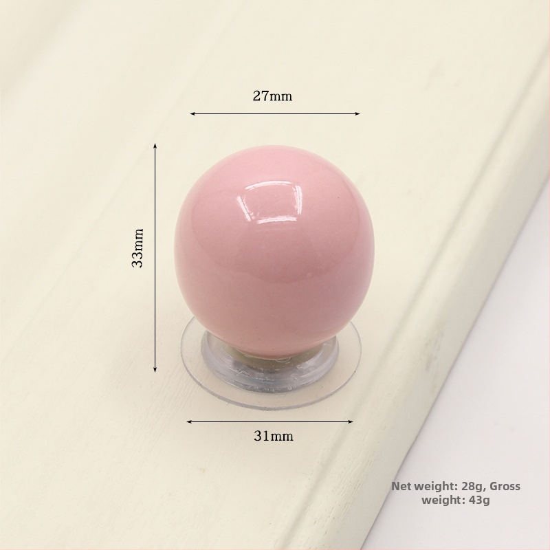 Χωρίς διάτρηση: χειρολαβή ντουλαπιού/συρταριού από κεραμικό και χαλκό, μοντέρνος μινιμαλισμός, γλασαρισμένη επιφάνεια