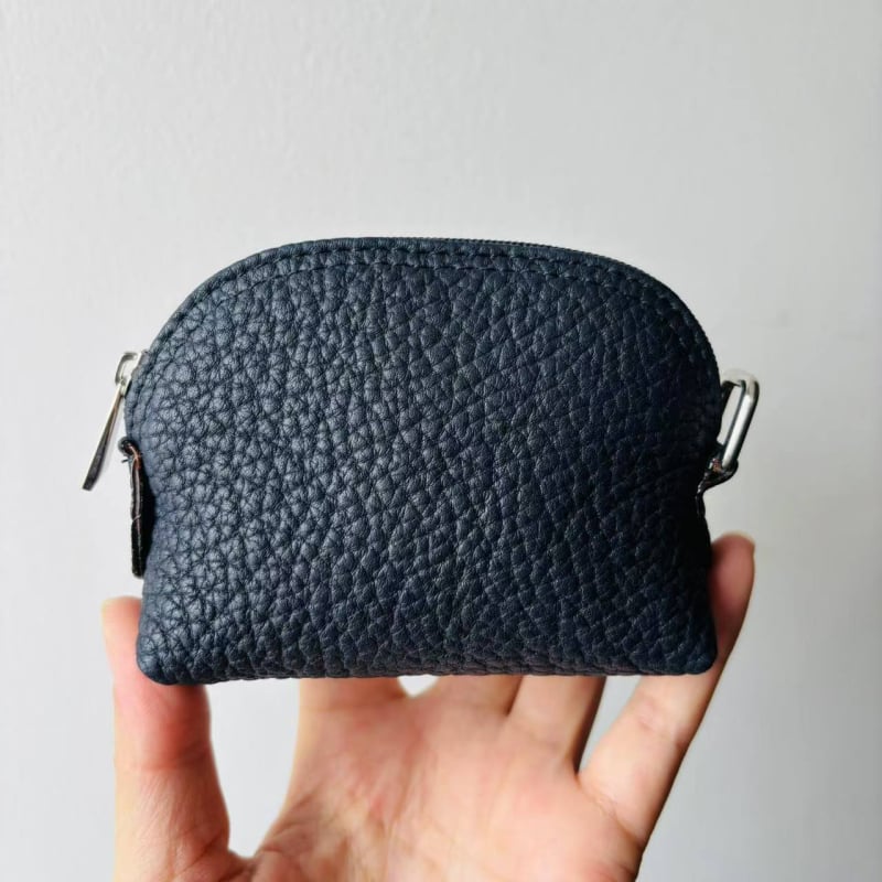 Πορτοφόλι κέρματα από γνήσιο δέρμα πρώτης στρώσης με φερμουάρ, unisex, αναπνεύσιμο, αδιάβροχο, υπερ-ελαφρύ και ανθεκτικό