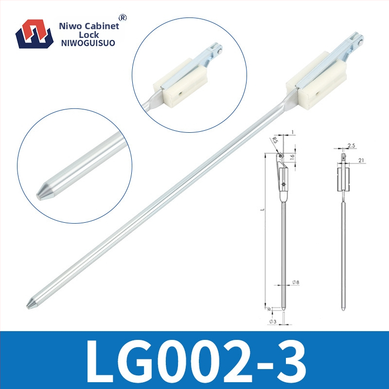 Zámkové tyče pre skrinky | horné a dolné tyče; materiál: železo; hmotnosť: 1; modely: LS001-1, LG001-2, LS002-2, LG001-3; štýl: moderný a minimalistický