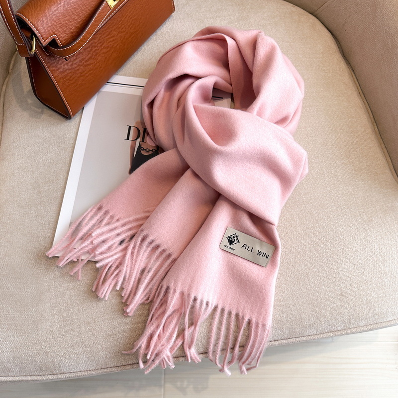 Σάλι από μείγμα μαλλιού, απλό πλέξιμο, ζεστό για τον χειμώνα