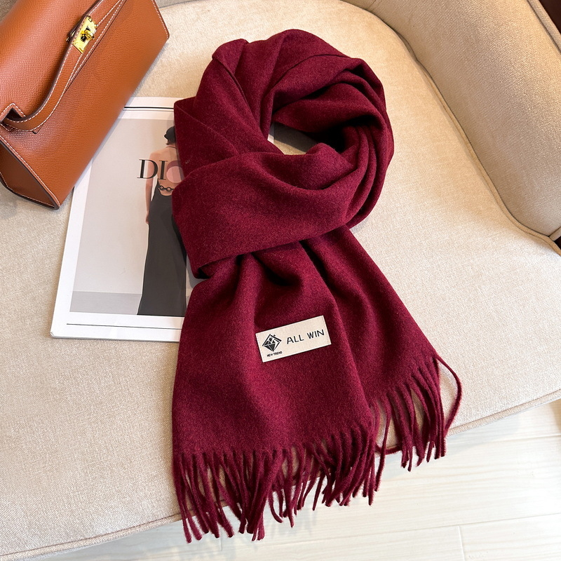 Σάλι από μείγμα μαλλιού, απλό πλέξιμο, ζεστό για τον χειμώνα