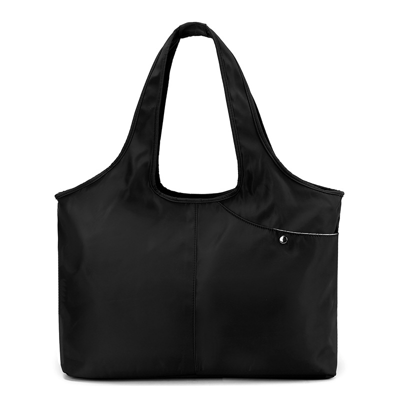 Γυναικεία τσάντα από νάιλον, οριζόντιου τετράγωνου σχήματος, κλείσιμο με φερμουάρ, εσωτερικές θήκες (θήκη με φερμουάρ, θήκη για κινητό, θήκη για ταυτότητα) και εσωτερικός διαχωριστής