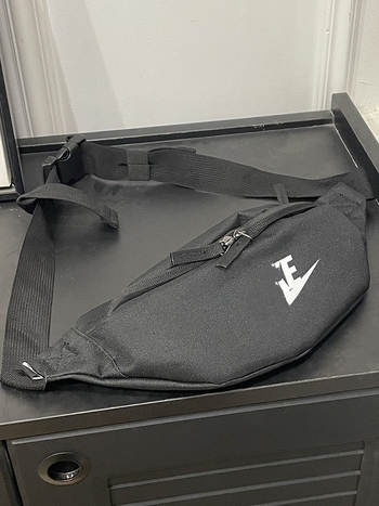 Borsetă de talie sport, unisex, Oxford material, imprimeu litere, căptușeală poliester, vara 2024