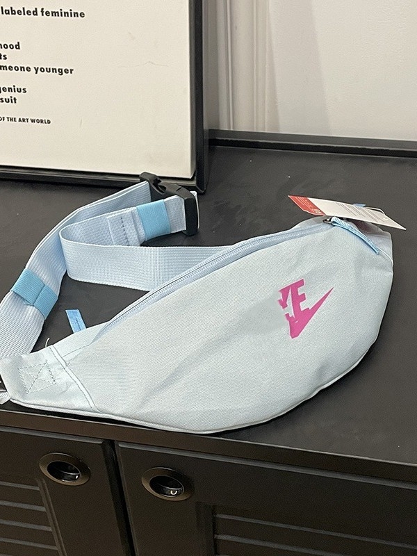 Borsetă de talie sport, unisex, Oxford material, imprimeu litere, căptușeală poliester, vara 2024