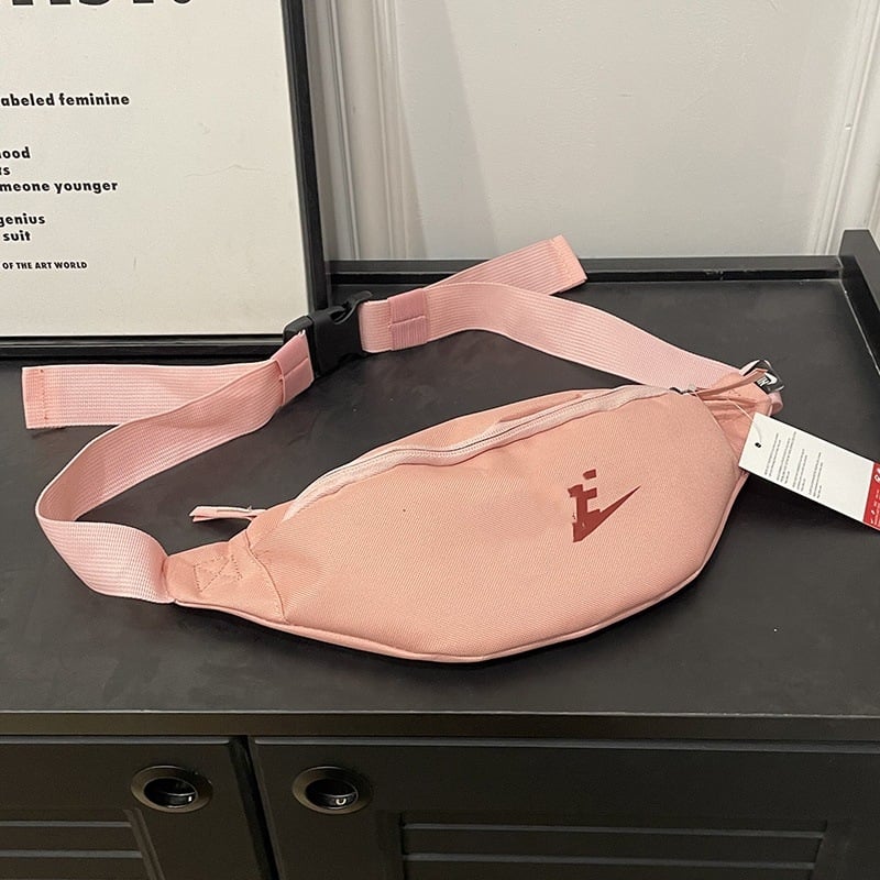 Borsetă de talie sport, unisex, Oxford material, imprimeu litere, căptușeală poliester, vara 2024