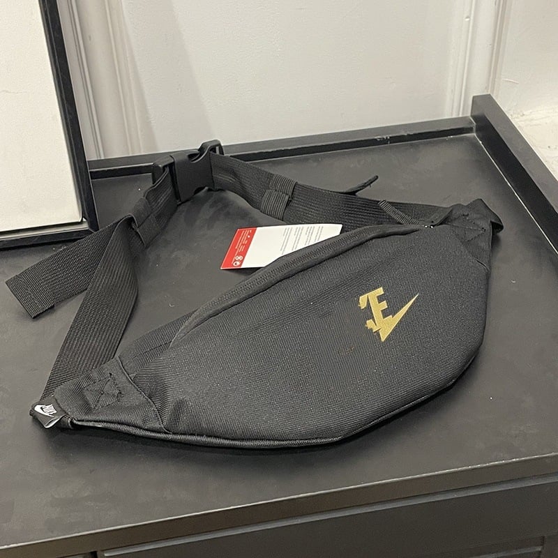 Borsetă de talie sport, unisex, Oxford material, imprimeu litere, căptușeală poliester, vara 2024